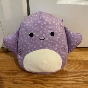 Purple Polka Dot Stingray Squishmallow